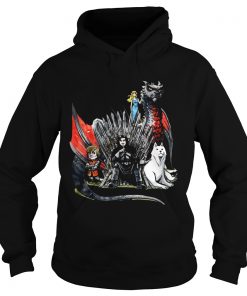 Daenerys Targaryen Jon Snow and Tyrion Lannister Game of Thrones Hoodie