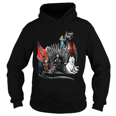 Daenerys Targaryen Jon Snow and Tyrion Lannister Game of Thrones Hoodie