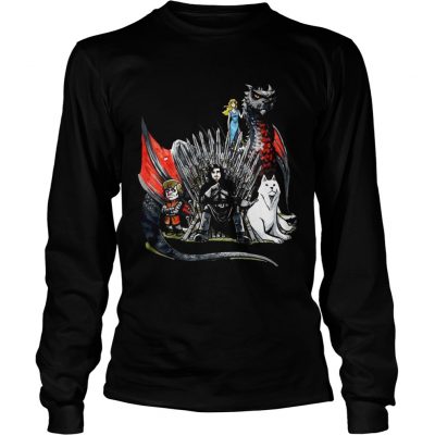 Daenerys Targaryen Jon Snow and Tyrion Lannister Game of Thrones Longsleeve Tee