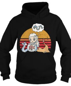 Daenerys Targaryen chibi Game of Thrones retro Hoodie