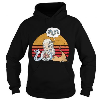 Daenerys Targaryen chibi Game of Thrones retro Hoodie