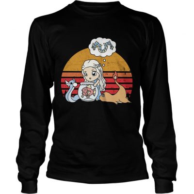 Daenerys Targaryen chibi Game of Thrones retro Longsleeve Tee