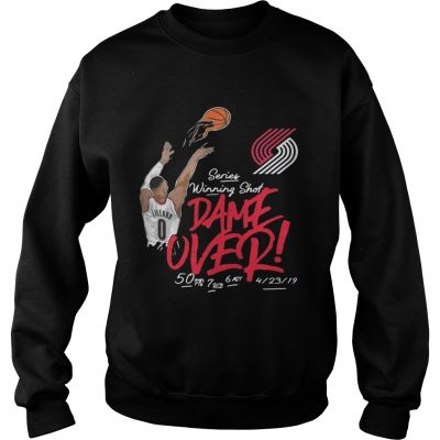 Damian Lillard Portland Trail Blazers series winning shot dame over Sweater