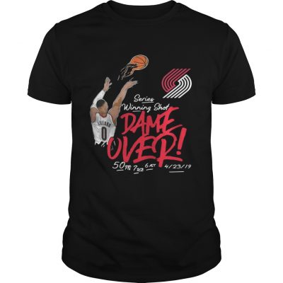 Damian Lillard Portland Trail Blazers series winning shot dame over Unisex Shirt