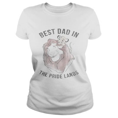 Disney Lion King Simba Mufasa Best Dad Ladies Tee