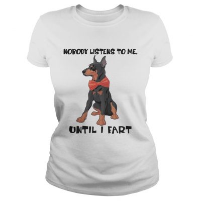 Doberman Funny Ladies tee