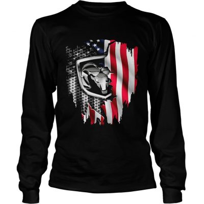 Dodge Ram American flag Longsleeve Tee