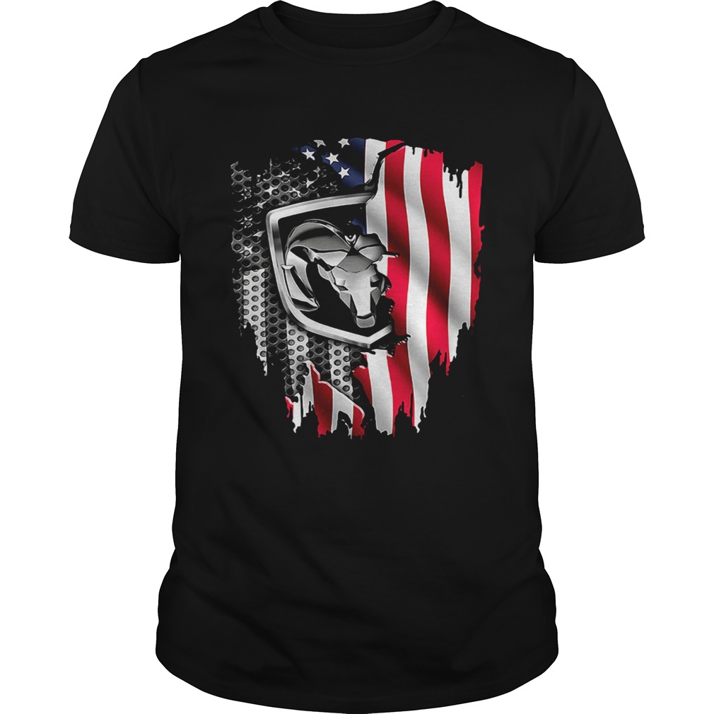 Dodge Ram American flag shirt