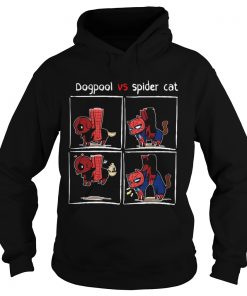 Dogpool and Spider Cat Deadpool and Spiderman Hoodie