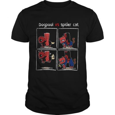Dogpool and Spider Cat Deadpool and Spiderman Unisex Shirt