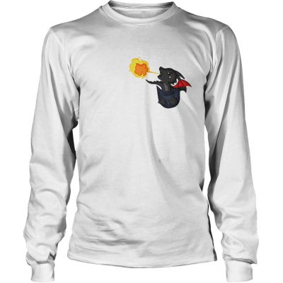 Drogon Dracarys in the pocket Game of Thrones Longsleeve Tee