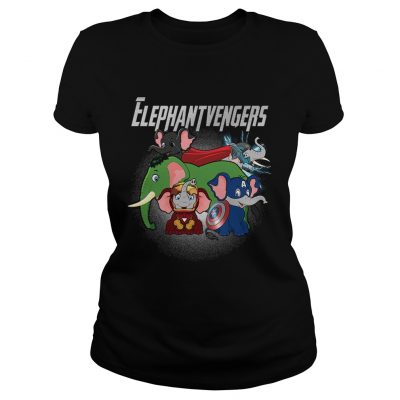 Elephantvengers Marvel Avengers Ladies Tee