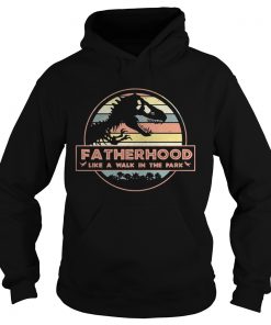 Fatherhood like a walk in the park vintage Hoodie