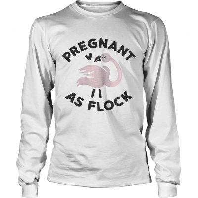 Flamingo pregnant as flock Longsleeve Tee