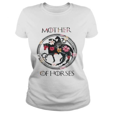 Game Of Thrones mother of horse flower Ladies tee