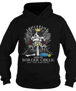 Game of Bones House Border Collie shit just got real Game of Thrones Hoodie