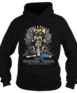 Game of Bones House Yorkshire Terrier shit just got real Game of Thrones Hoodie