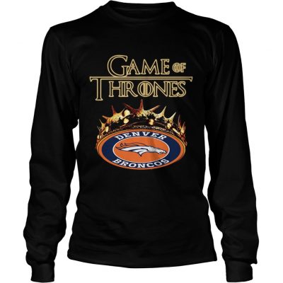 Game of Thrones Denver Broncos mashup Longsleeve Tee