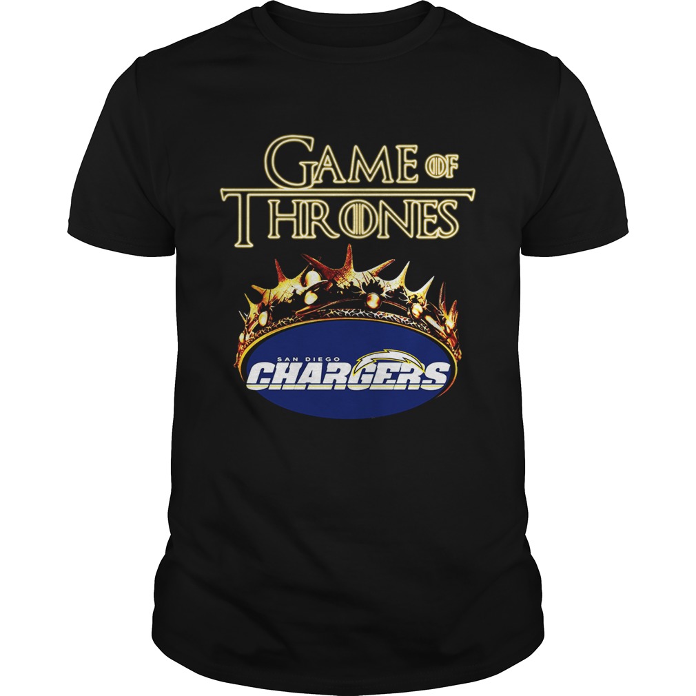 Game of Thrones Los Angeles Chargers mashup shirt