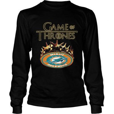 Game of Thrones Miami Dolphins mashup Longsleeve Tee