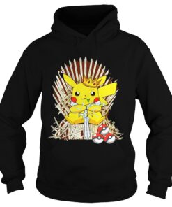 Game of Thrones Pikachu King of Iron throne Hoodie