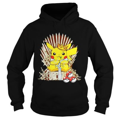 Game of Thrones Pikachu King of Iron throne Hoodie