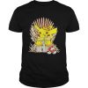 Game of Thrones Pikachu King of Iron throne Unisex Shirt