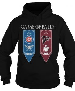 Game of Thrones game of balls Chicago Cubs and Atlanta Falcons Hoodie