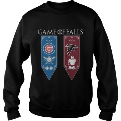 Game of Thrones game of balls Chicago Cubs and Atlanta Falcons Sweater
