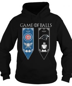 Game of Thrones game of balls Chicago Cubs and Carolina Panthers Hoodie