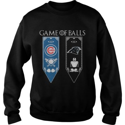 Game of Thrones game of balls Chicago Cubs and Carolina Panthers Sweater