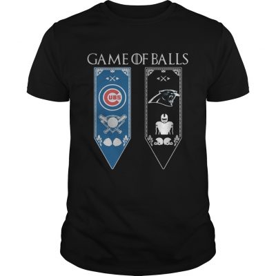 Game of Thrones game of balls Chicago Cubs and Carolina Panthers Unisex Shirt