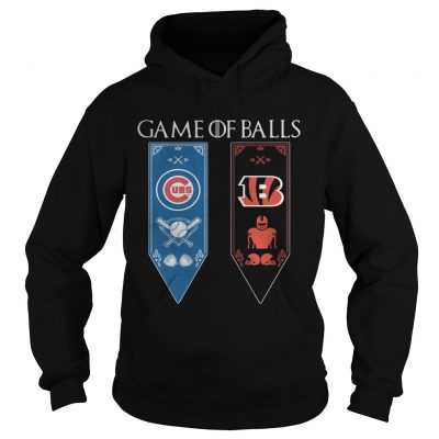 Game of Thrones game of balls Chicago Cubs and Cincinnati Bengals Longsleeve Tee