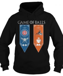 Game of Thrones game of balls Chicago Cubs and Cleveland Browns Hoodie