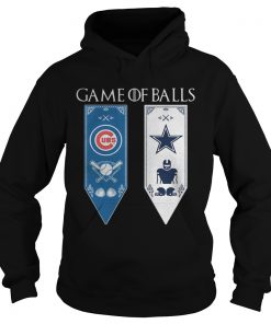 Game of Thrones game of balls Chicago Cubs and Dallas Cowboys Hoodie