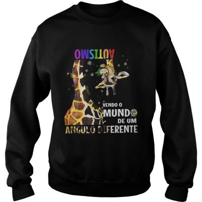 Giraffe autism Vendo O Mundo De Um Angulo Diferente Sweater