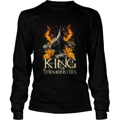 Godzilla King of the monster Game of Thrones Longsleeve Tee