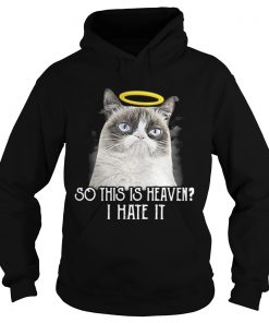 Grumpy cat so this is heaven I hate it Hoodie