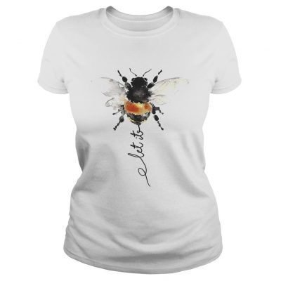 Hippie Bee Let It Be Ladies Tee
