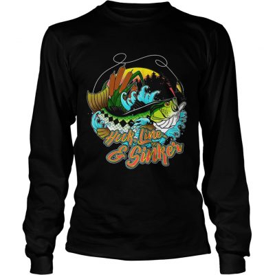 Hook line and sinker forest and sea Longsleeve Tee