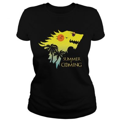 House Stark summer is coming Game of Thrones Ladies Tee