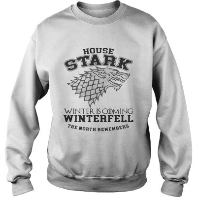 House Stark winter is coming Winterfell The North remembers Sweater