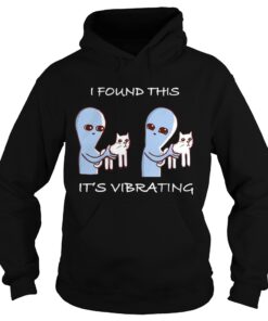 I Found This ITs Vibrating Cat Hoodie