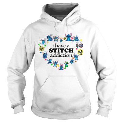 I have a Stitch addiction Hoodie