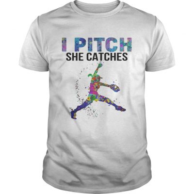 I pitch she catches Unisex Shirt
