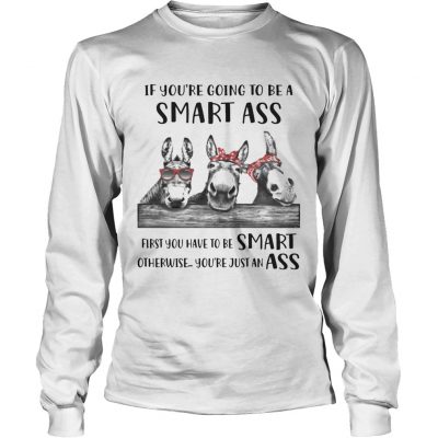 If Youre Going To Be A Smart Ass Donkey Longsleeve Tee