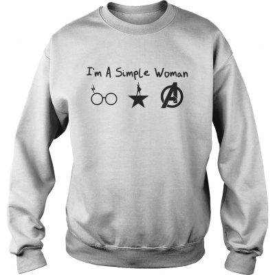 Im A Simple Woman Harry Potter Hamilton Avengers Sweater