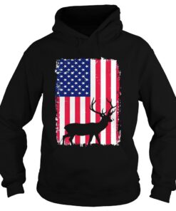 Independence Day Hunting American Flag Hoodie