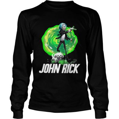 John Rick John Wick Rick And Morty Longsleeve Tee