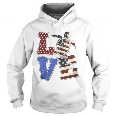 Love Turtle America Hoodie